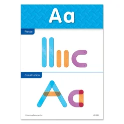 Letter Construction Activity Set 60 Pieces