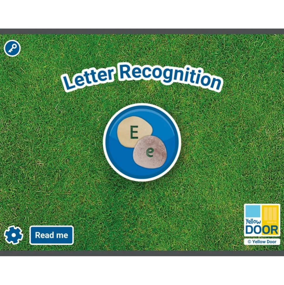 Letter Recognition Software for Large Screens and Tablets
