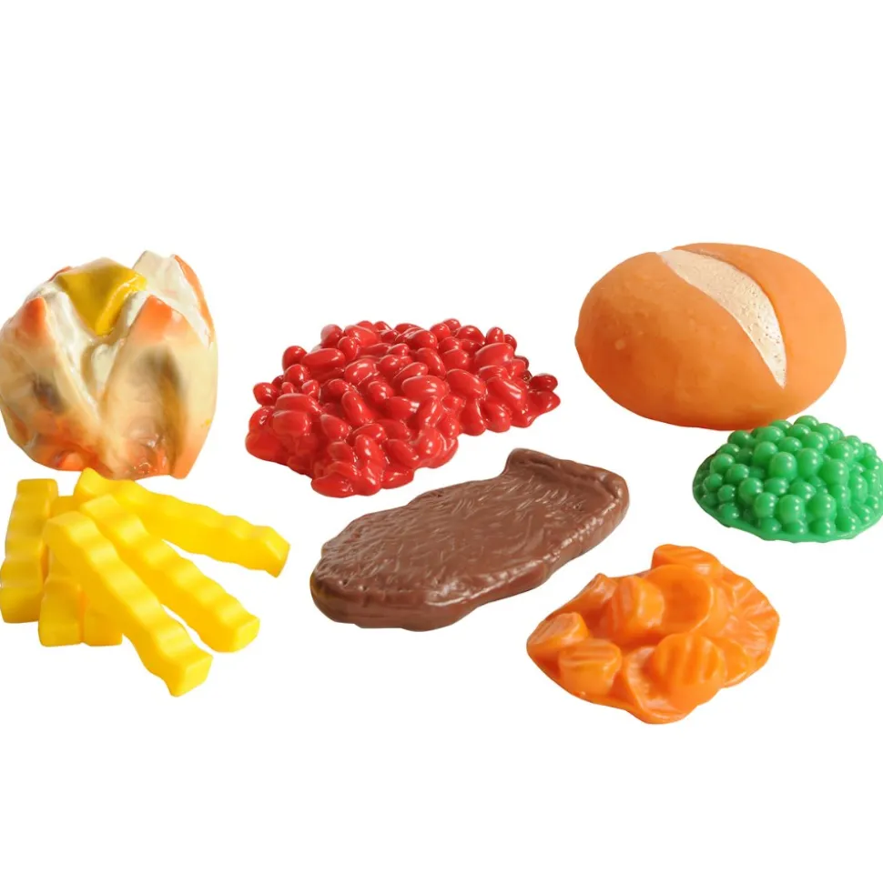 Life-Size Pretend Play Breakfast, Lunch, and Dinner Meal Sets