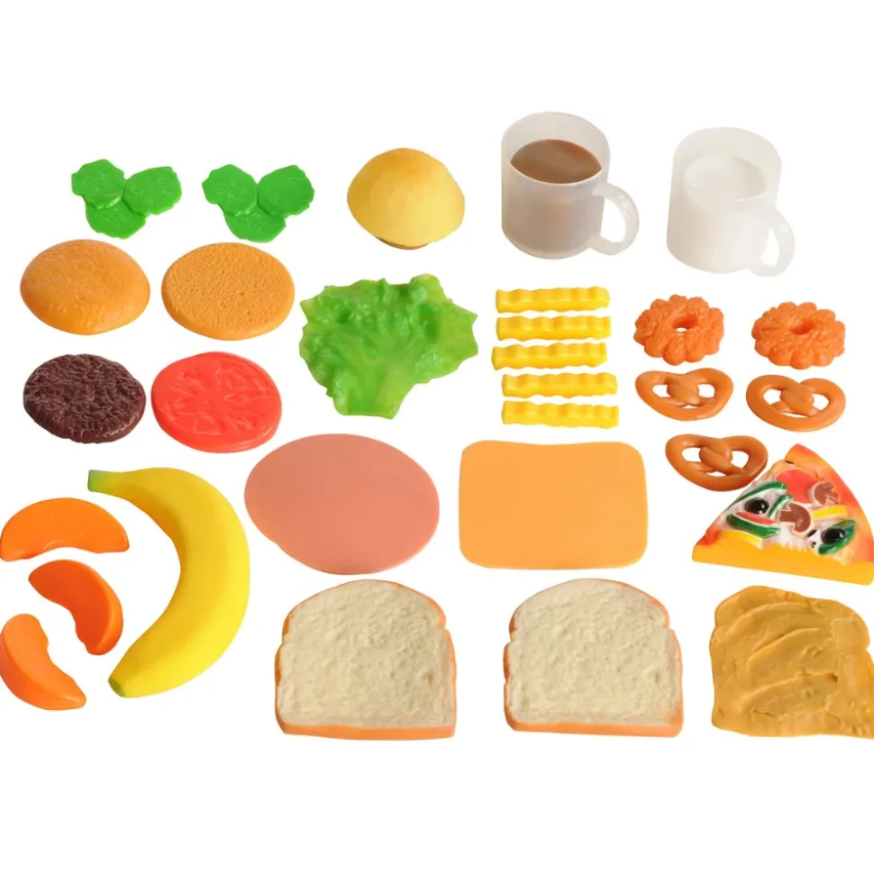 Life-Size Pretend Play Breakfast, Lunch, and Dinner Meal Sets