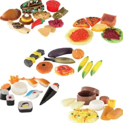 Life-Size Pretend Play International Food Collection