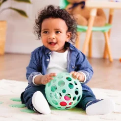 Light-Up Sensory Ball Grab n' Glow Textured Ball with Holes