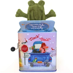 Little Blue Truck Jack-in-Box Plays "Pop Goes The Weasel"