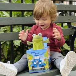 Little Blue Truck Jack-in-Box Plays "Pop Goes The Weasel"