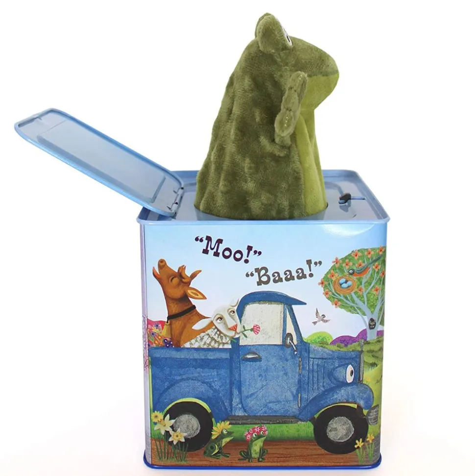 Little Blue Truck Jack-in-Box Plays "Pop Goes The Weasel"