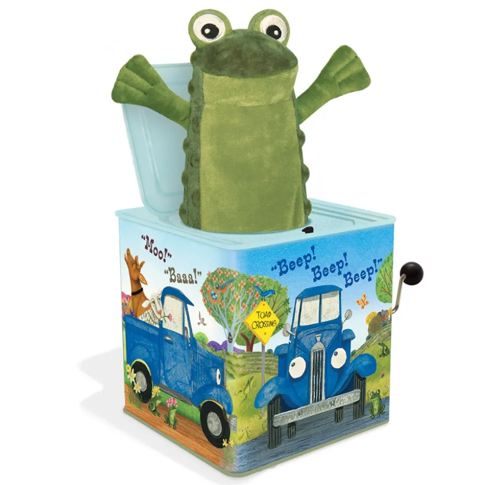 Little Blue Truck Jack-in-Box Plays "Pop Goes The Weasel"