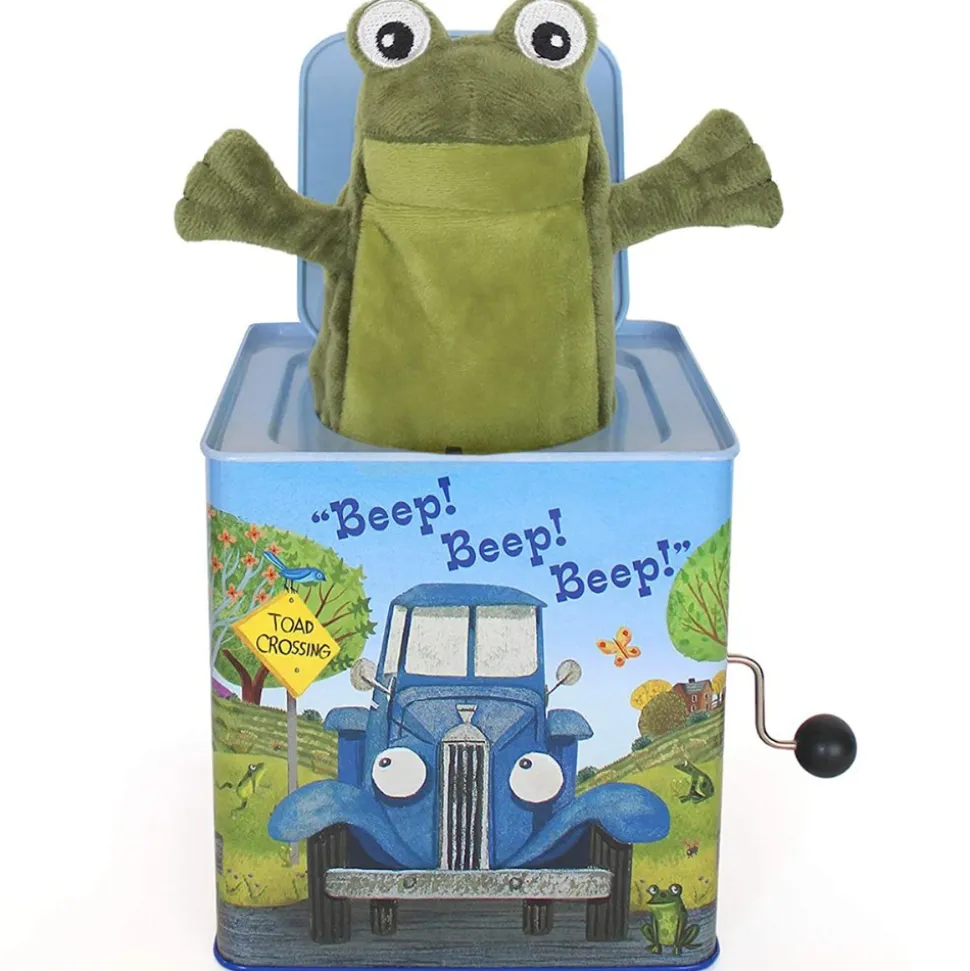 Little Blue Truck Jack-in-Box Plays "Pop Goes The Weasel"