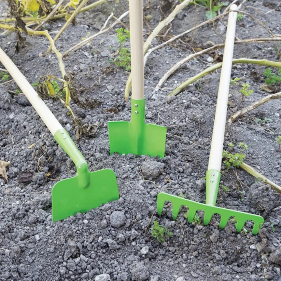 Long Handle Garden Tools Set of 3