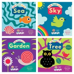 Look, Touch, Learn Textured Sensory Board Books Set of 4