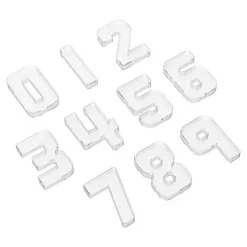 Loose Parts Number Trays Set of 10