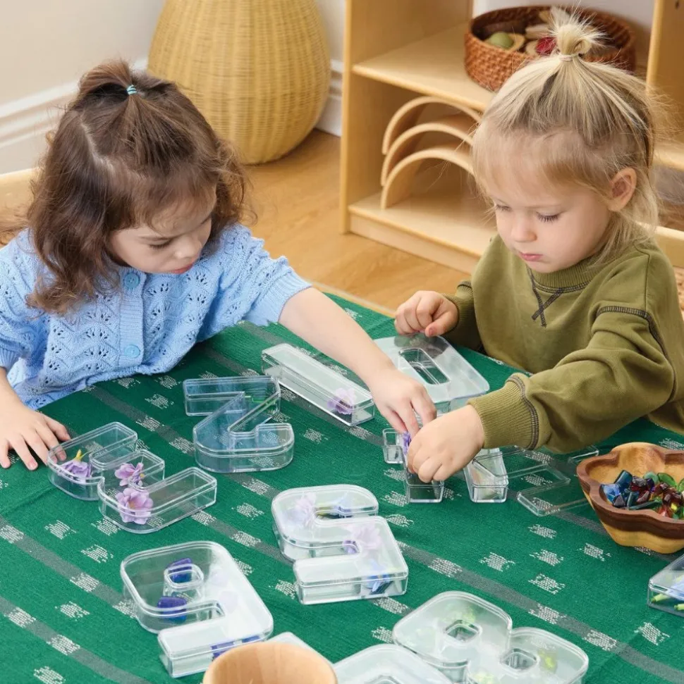 Loose Parts Number Trays Set of 10
