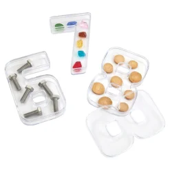 Loose Parts Number Trays Set of 10