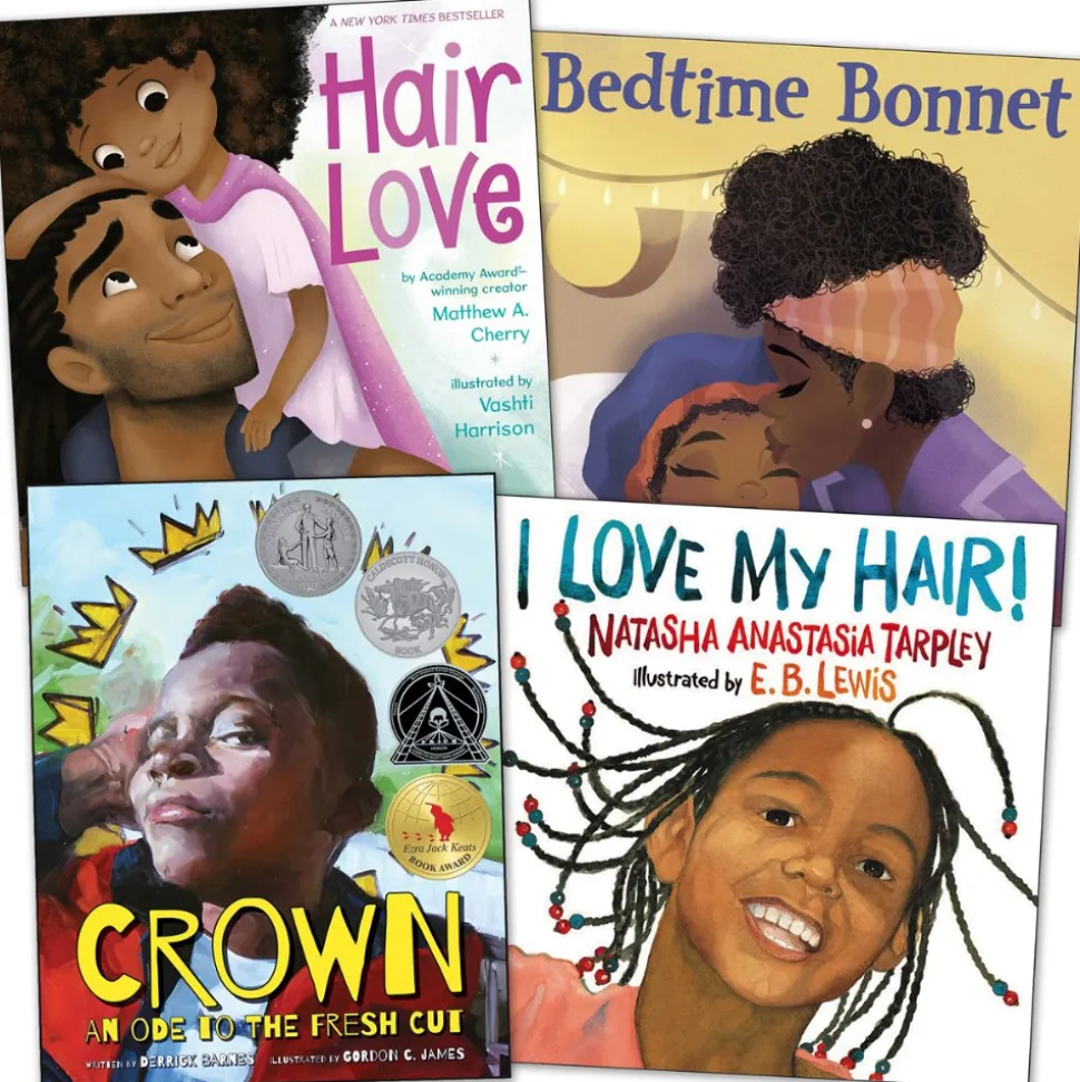 Love Is in the Hair Books Set of 4