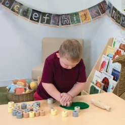 Lowercase Alphabet Stamping Stones 26 Pieces