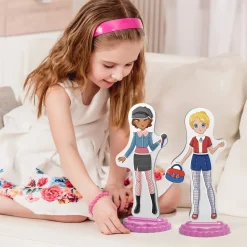 Magnetic Fashion Dolls Best Friends Playset