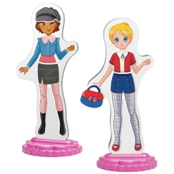 Magnetic Fashion Dolls Best Friends Playset