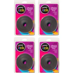 Magnet Tape Adhesive Strip Roll Set of 4