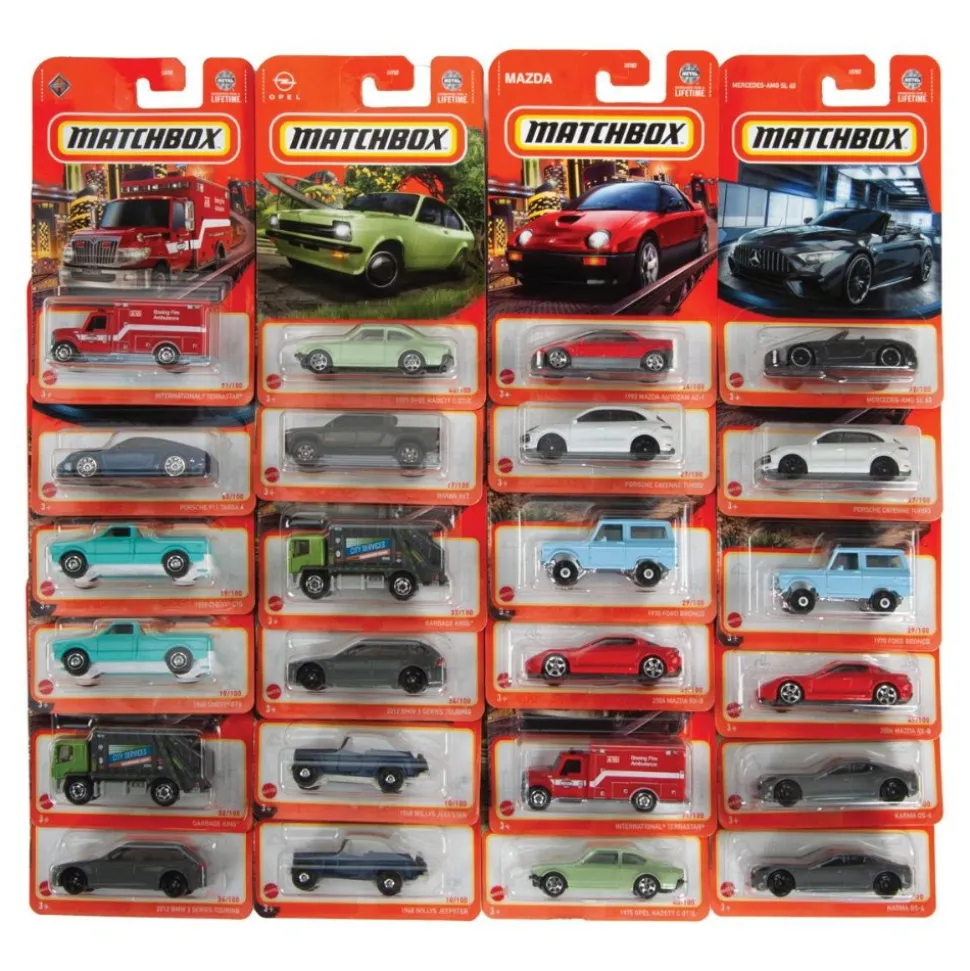 Matchbox Cars Assorted 24 Pack With Duplicates