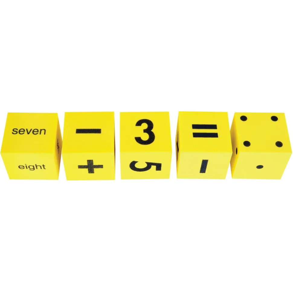 Math Foam Dice Assortment 36 Pieces