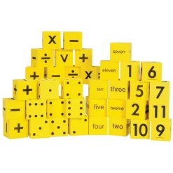 Math Foam Dice Assortment 36 Pieces