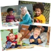 Me and My Friends Diverse Smiling Faces Posters Set of 12
