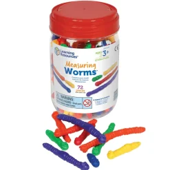 Measuring Worms with Activity Guide- 72 Pieces