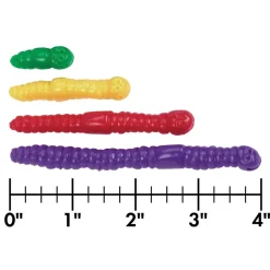 Measuring Worms with Activity Guide- 72 Pieces