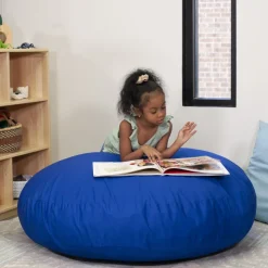Mega Pouf Solid Blue