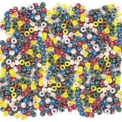 Metallic 6mm Pony Beads 1,500 Pieces