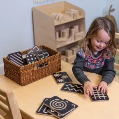 Mini Black Wooden Handwriting Boards Set of 13