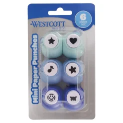 Mini Paper Shape Punches Set of 6