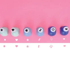 Mini Paper Shape Punches Set of 6