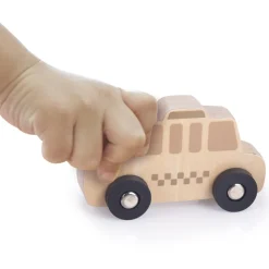 Mini Wooden Vehicles 10 Pieces