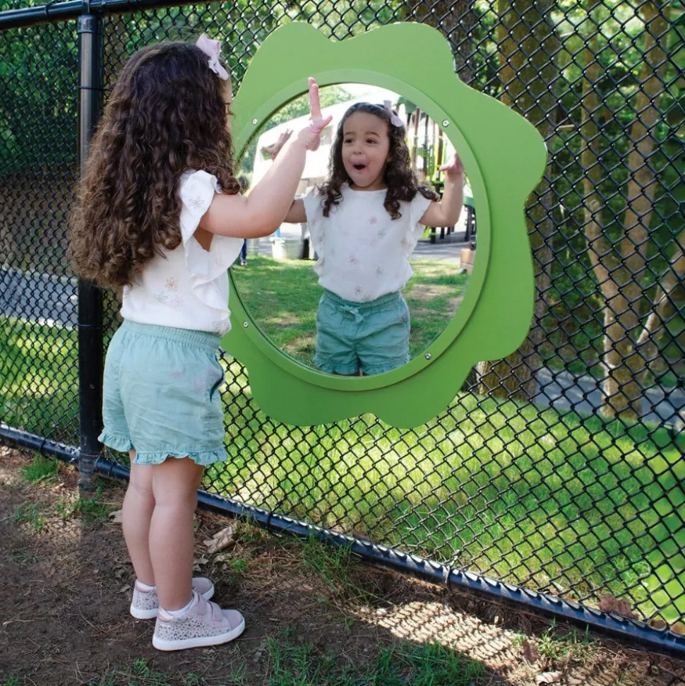 Mirrored Fence Easel