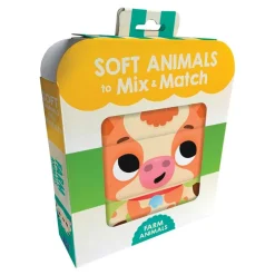 Mix and Match Interactive Cloth Books Set of 2