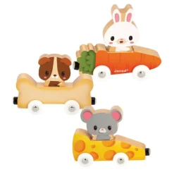 Mix & Match Magnetic Animal Cars