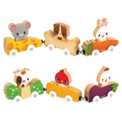 Mix & Match Magnetic Animal Cars