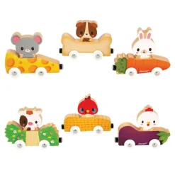Mix & Match Magnetic Animal Cars