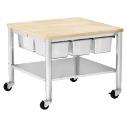 Mobile Square Makerspace Table