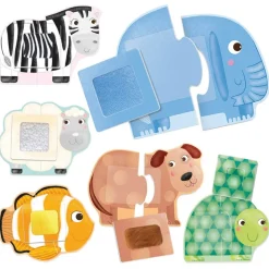 Montessori Tactile Animal Puzzle Game