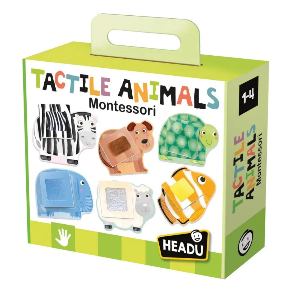 Montessori Tactile Animal Puzzle Game