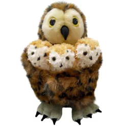 Mother Owl and Three Babies Puppet