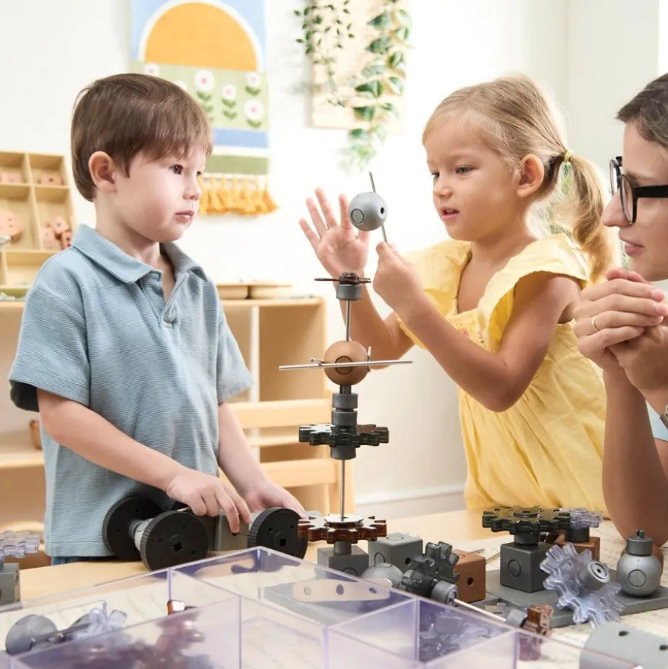 Motors and Magnets Loose Parts STEM Kit 178 Pieces