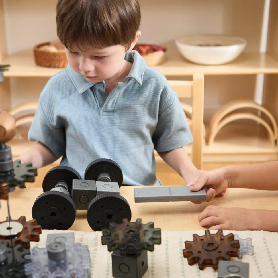 Motors and Magnets Loose Parts STEM Kit 178 Pieces