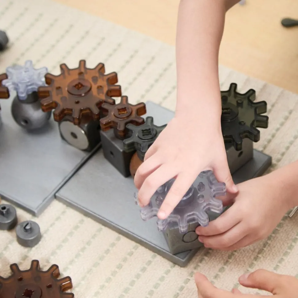Motors and Magnets Loose Parts STEM Kit 178 Pieces