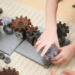 Motors and Magnets Loose Parts STEM Kit 178 Pieces