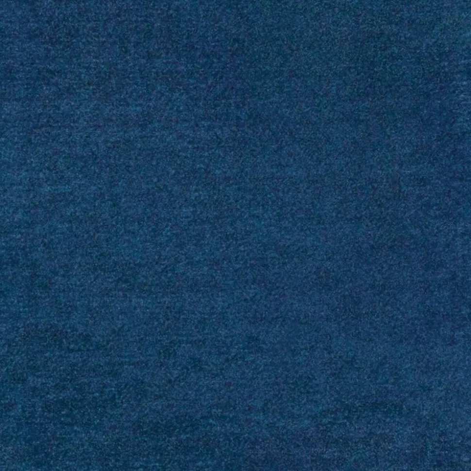 Mt. St. Helens Solid Color Carpet Blueberry Blue 8'3" x 11'8" Oval