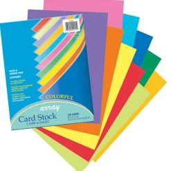 Multi Color Cardstock 8.5" x 11" 100 Sheets