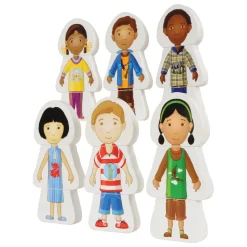 Multicultural Friends Puzzles Set of 6