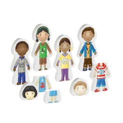 Multicultural Friends Puzzles Set of 6